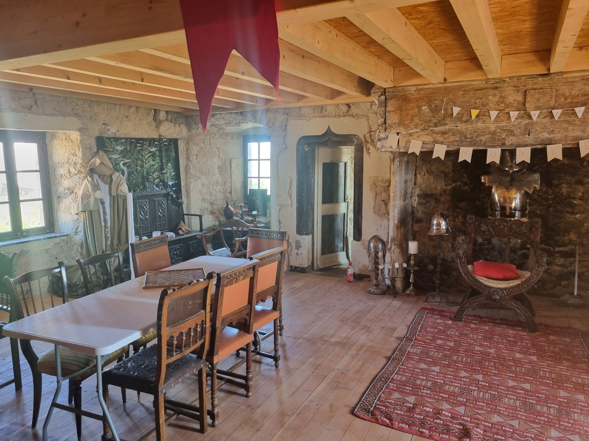 Salle de caractère du Château de Monlet