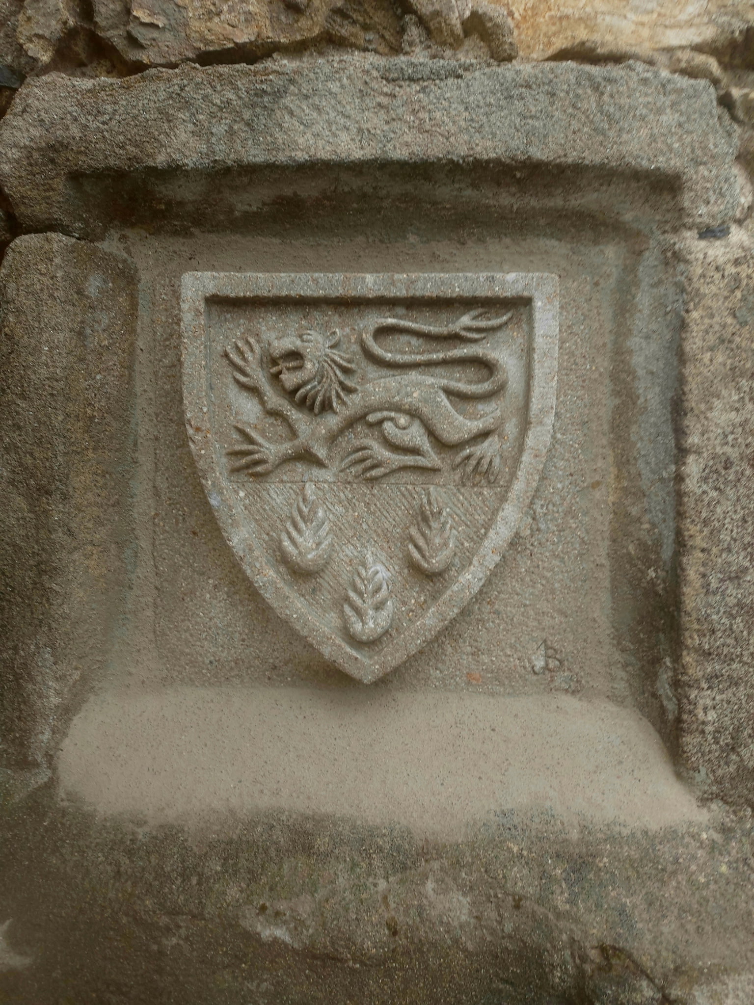 Vue intérieure du Château de Monlet